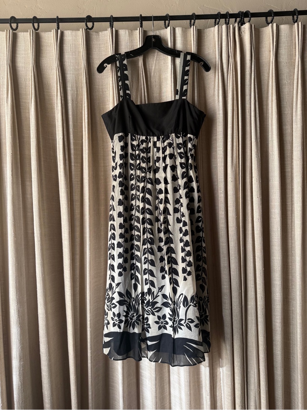 Black and White ZARA Sundress - Womens Dress, Size S